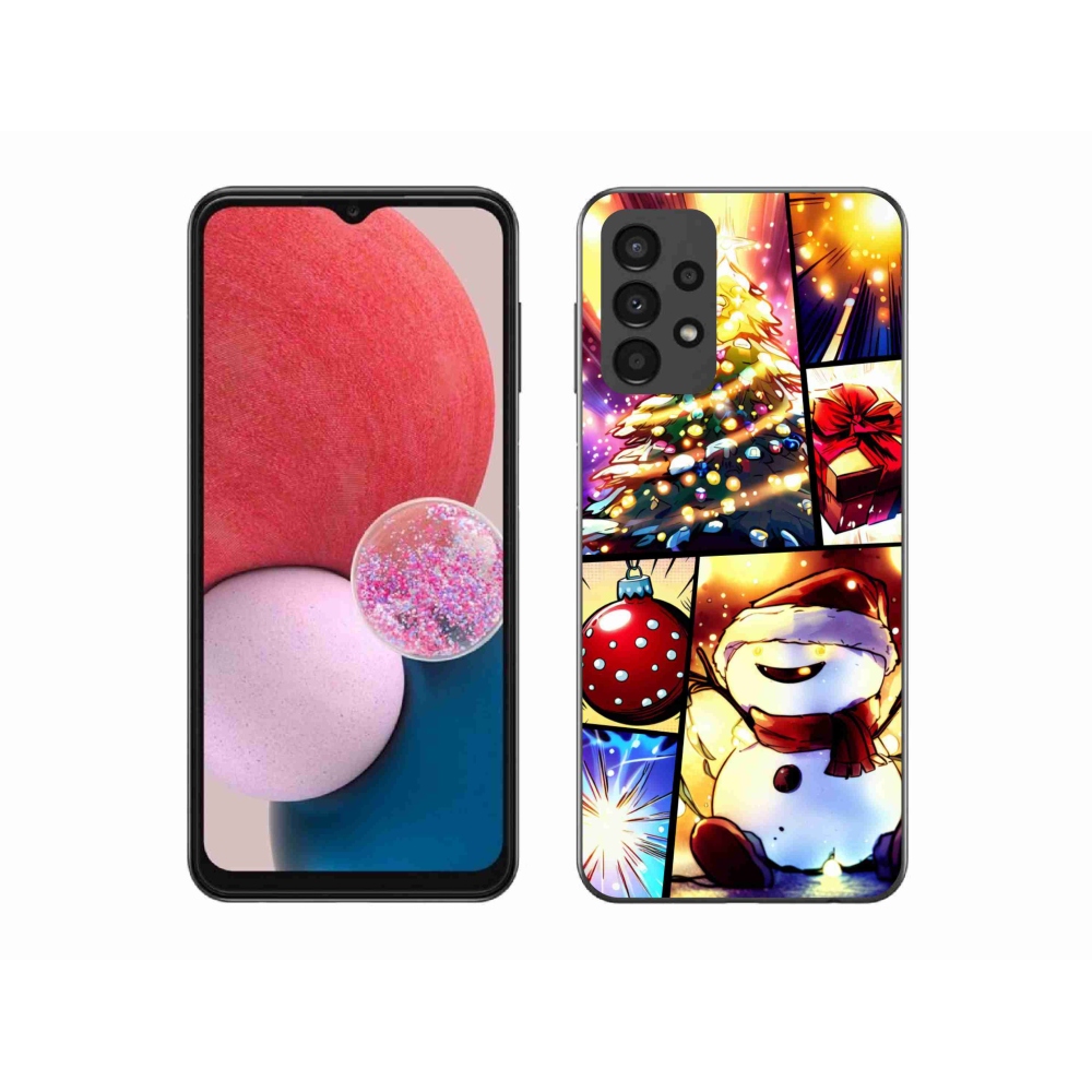 Gél borítás mmCase Samsung Galaxy A13 4G - Karácsonyi motívumok 1