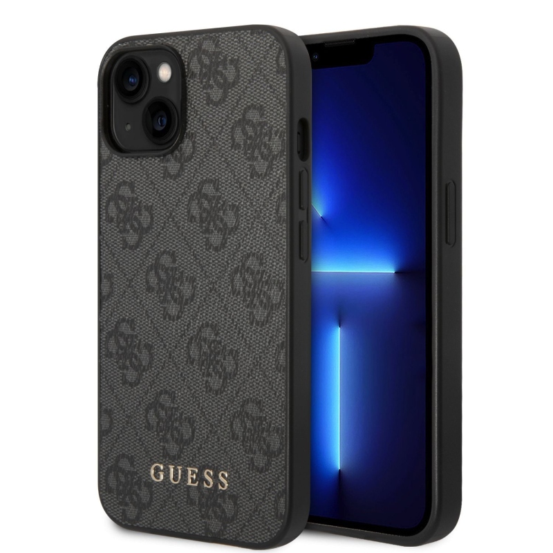 Guess 4G hátlap iPhone 14-hez Barna