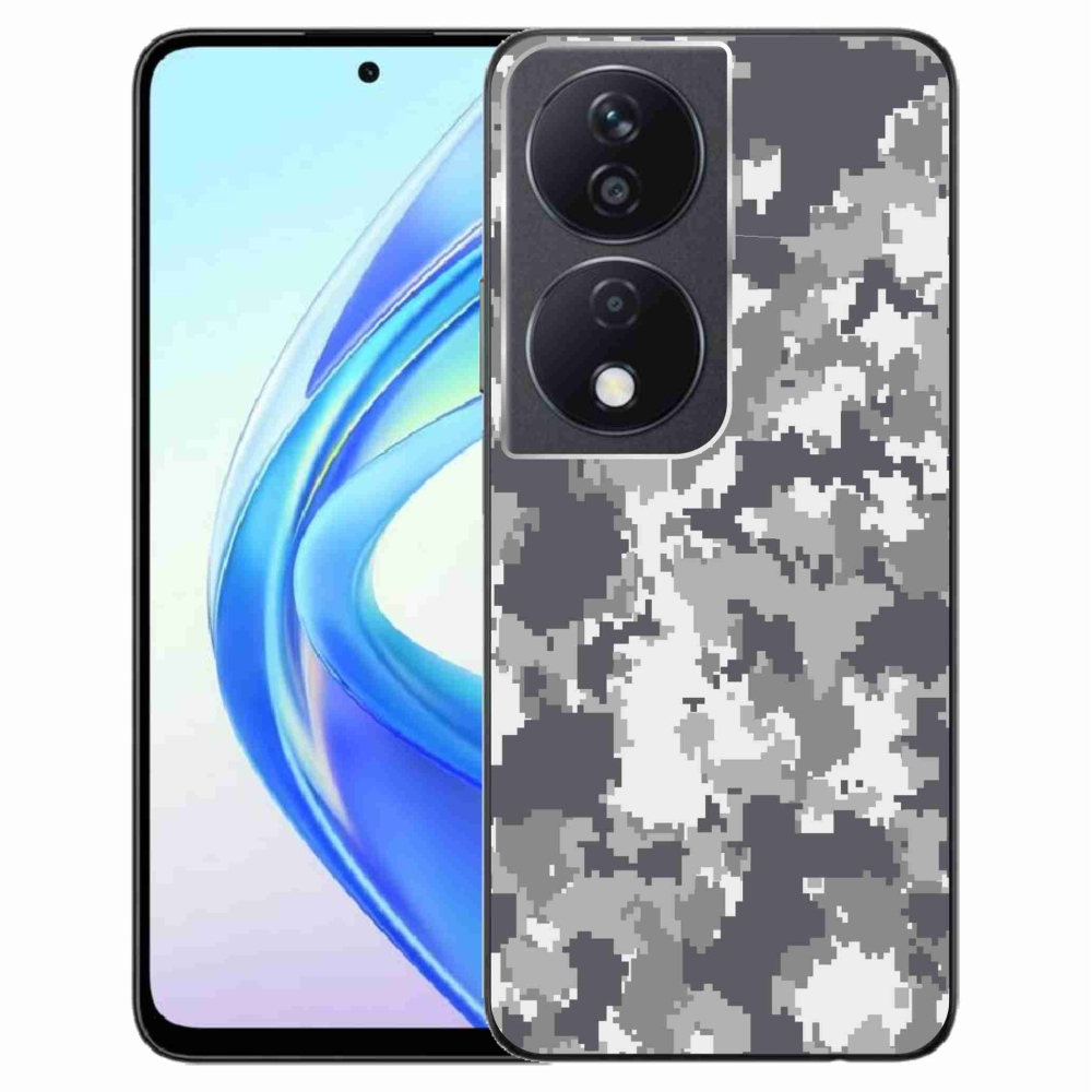 Zselés borítás mmCase a Honor X7b/Honor 90 Smart készülékhez - álcázó minta 2