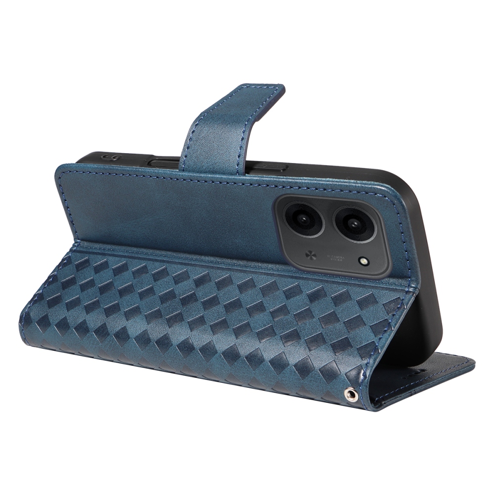 Rácsos könyv tok Xiaomi Redmi 15C 4G/5G (173mm) - kék