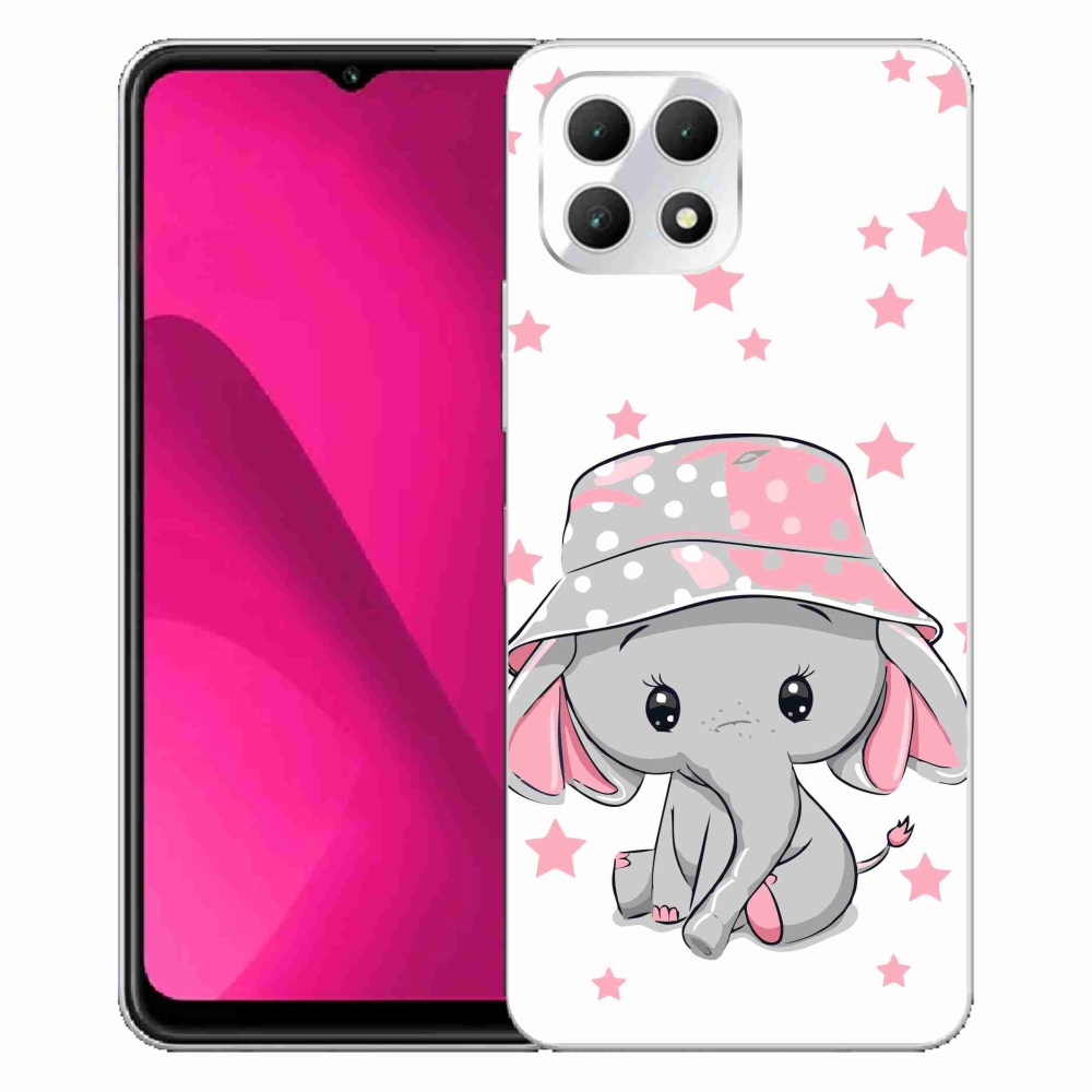 Zselés borítás mmCase a T-Mobile T Phone 2 készülékhez - rózsaszín elefánt