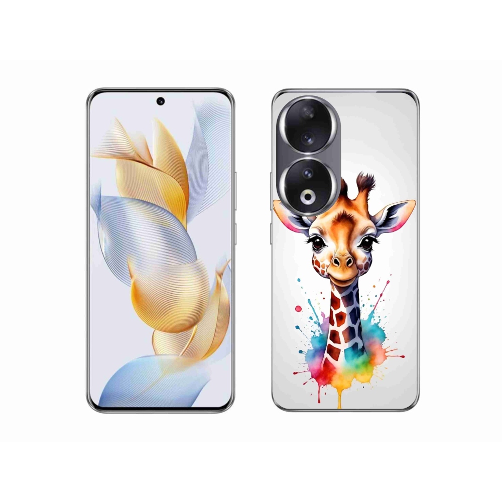Zselés borítás mmCase a Honor 90-hez - zsiráf 1