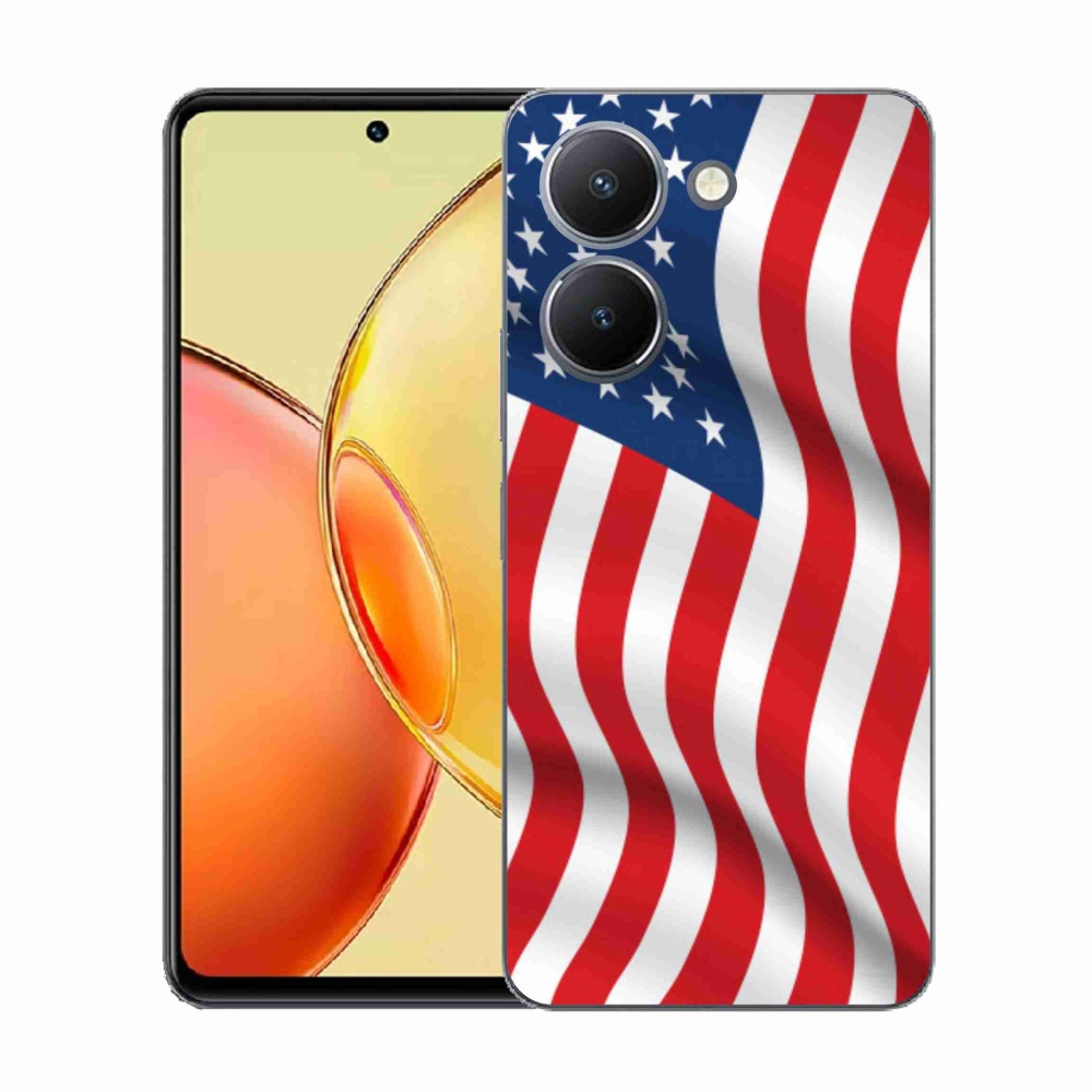 Zselés borítás mmCase a Vivo Y36-hoz - amerikai zászló