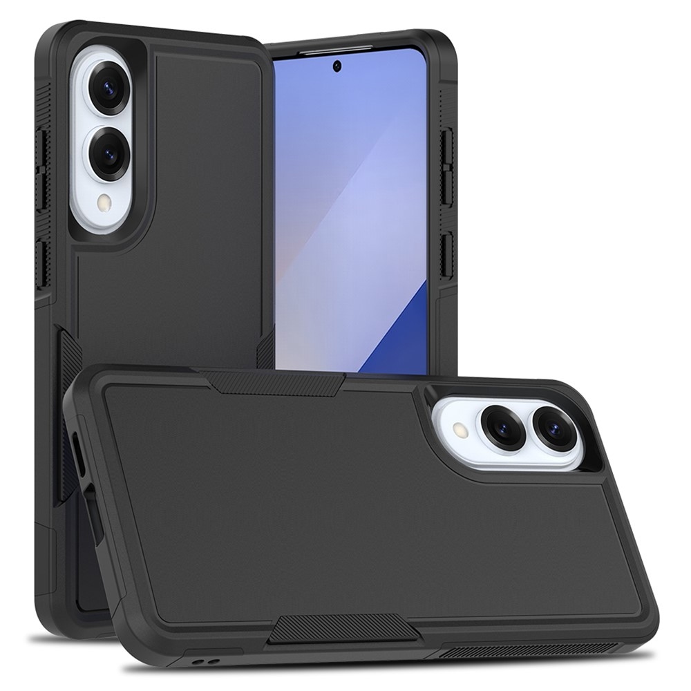 Ütésálló, tartós borítás Samsung Galaxy S25 Edge készülékhez - fekete