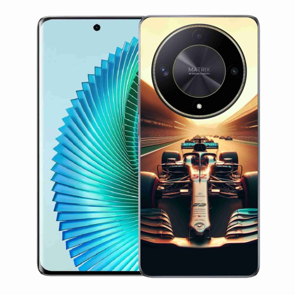 Zselés borítás mmCase a Honor Magic 6 Lite 5G számára - formula 1