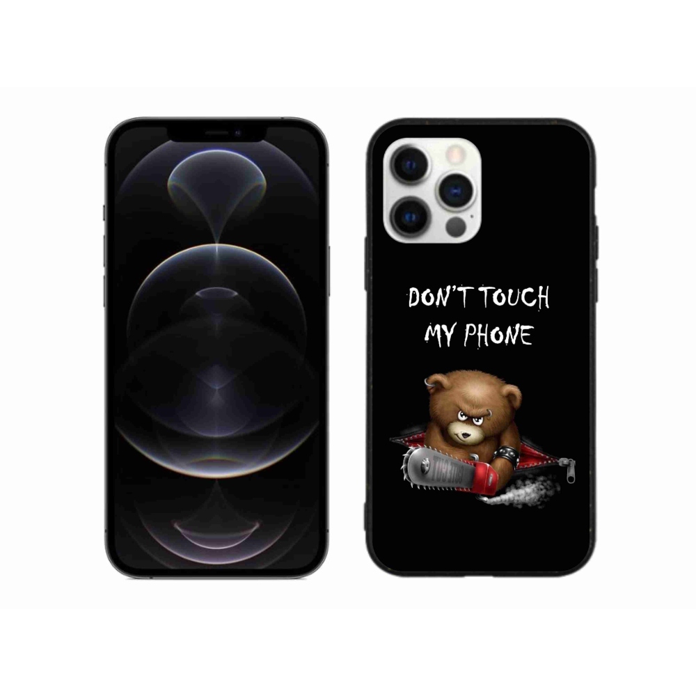 Zselés borítás mmCase iPhone 12 Pro Max készülékhez - ne érintse meg a telefont