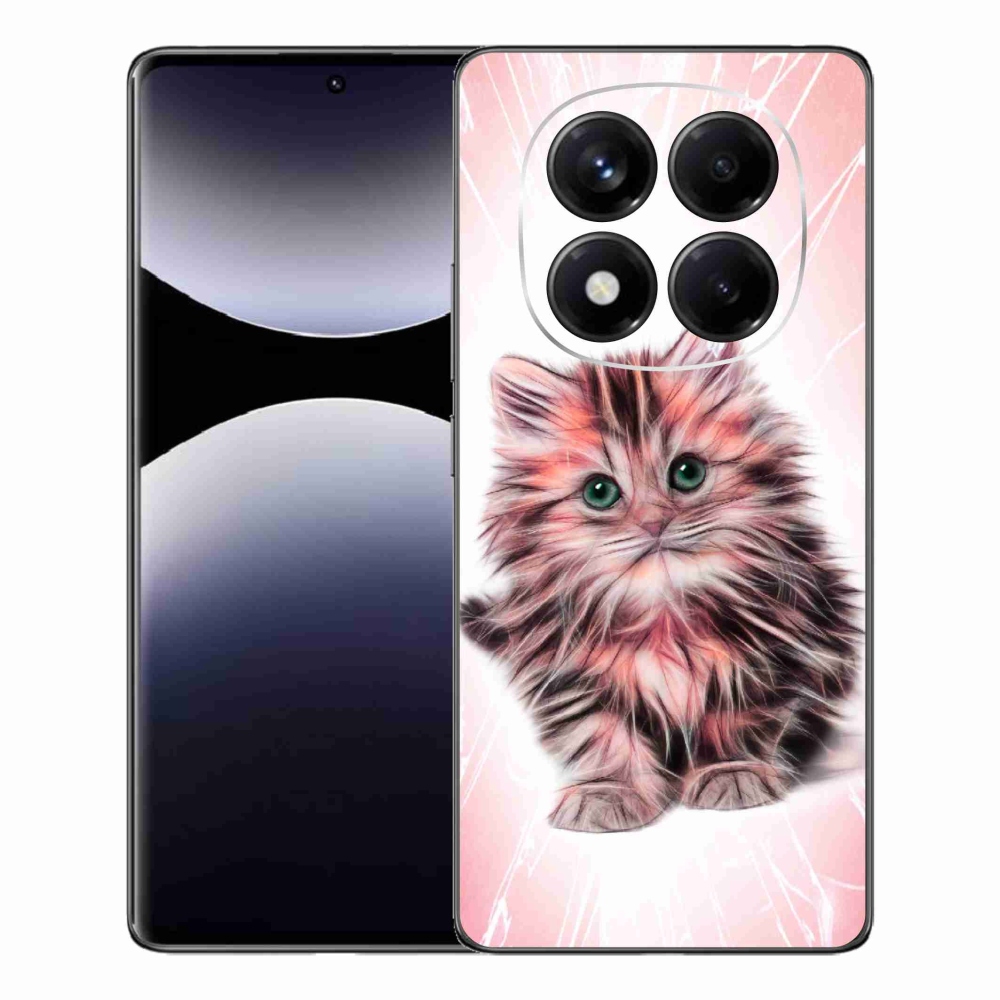Gél borítás mmCase a Xiaomi Redmi Note 14 Pro számára - aranyos cica