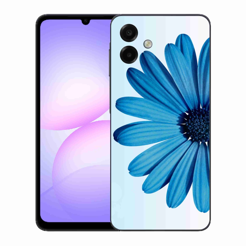 Gél védőhuzat mmCase Samsung Galaxy A07 4G - kék margaréta