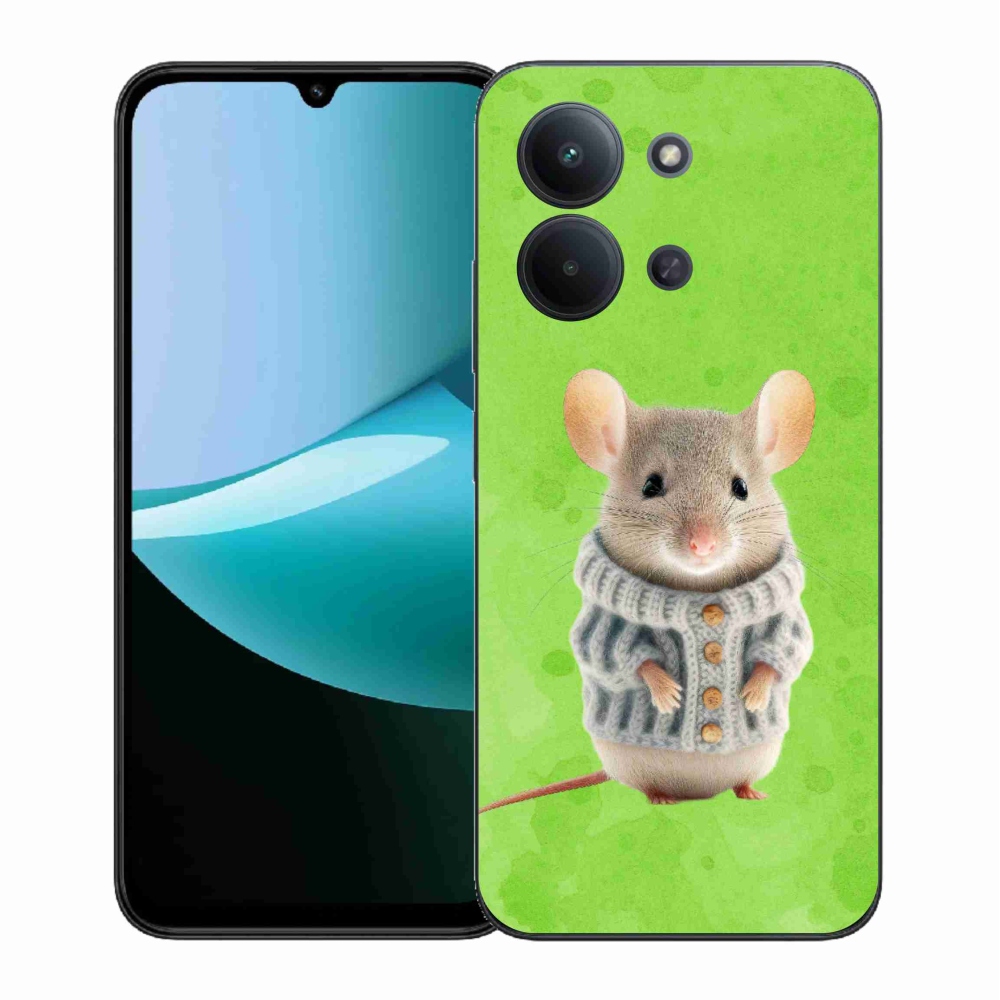 Gél borítás mmCase a Xiaomi Redmi 15C 4G (171mm)/Poco C85 4G (171mm) - egér pulóverben