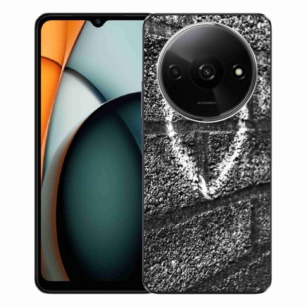 Gél borítás mmCase a Xiaomi Redmi A3-hoz - szív a falon