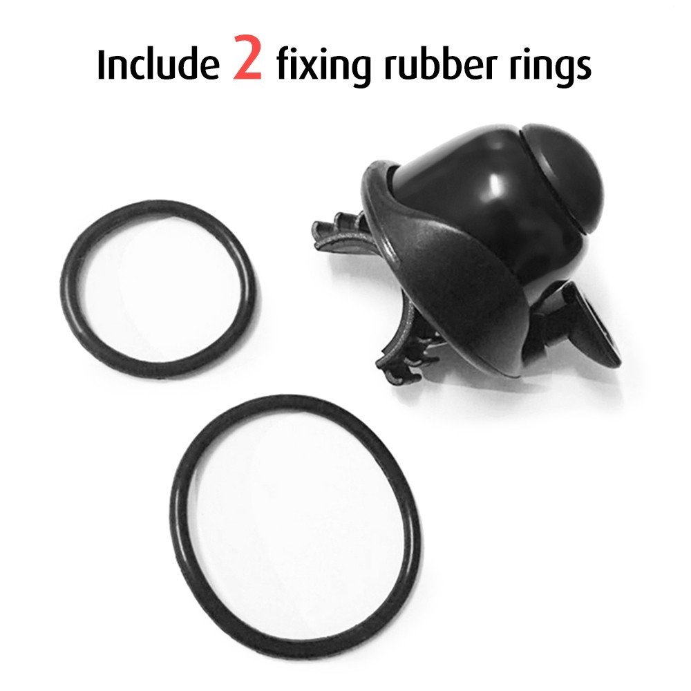 Biztonsági csengő elektromos rollerekhez – fekete