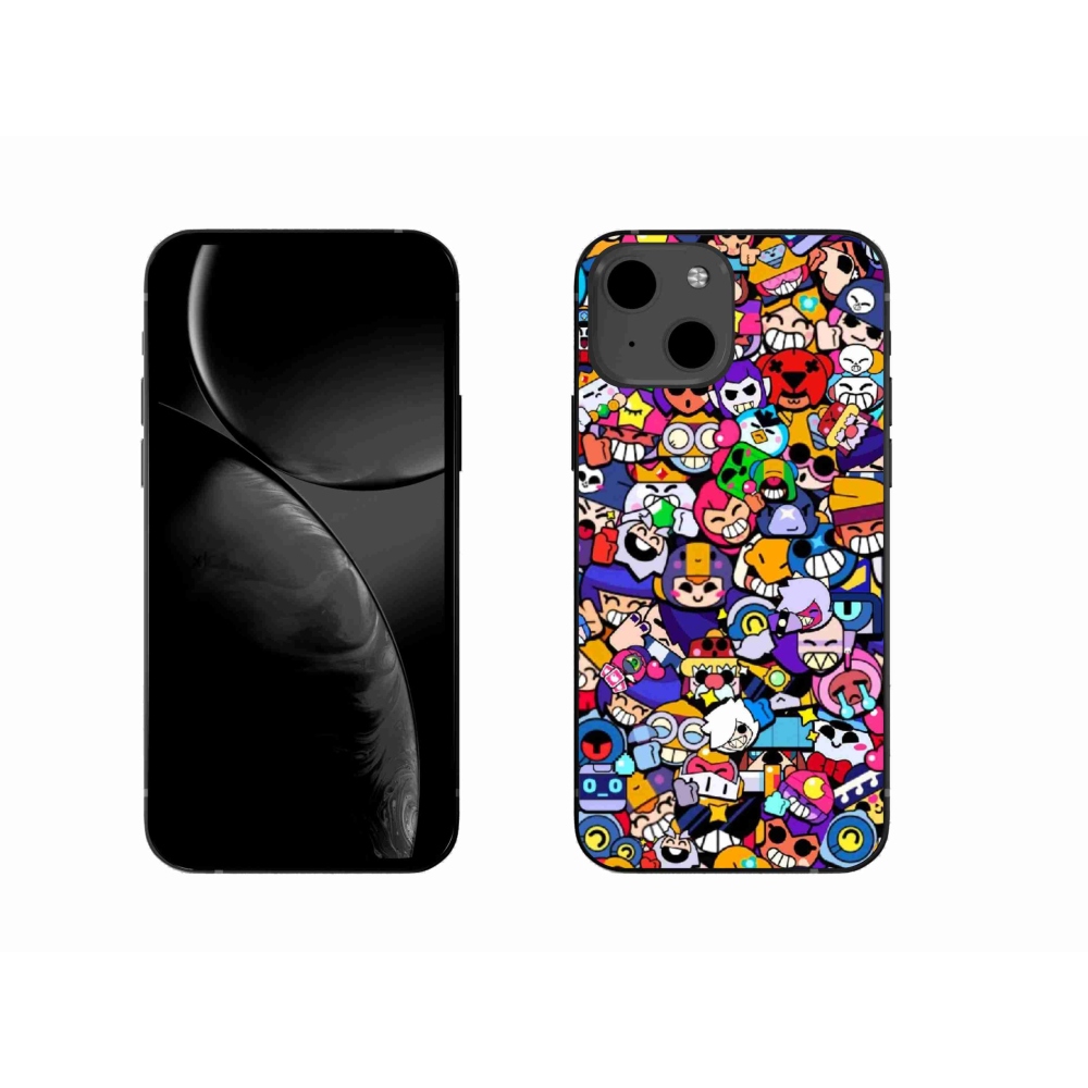 Zselés borítás mmCase iPhone 13 6.1 - verekedés csillagok 2