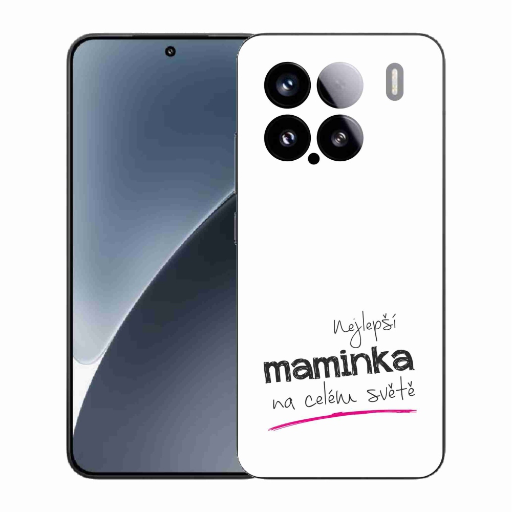 Gél borító mmCase a Xiaomi 15 - legjobb anya 4 fehér háttérrel