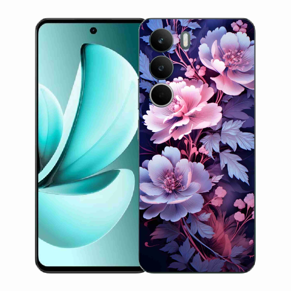 Zselés borítás mmCase a Realme C71 készülékhez - virágok 11