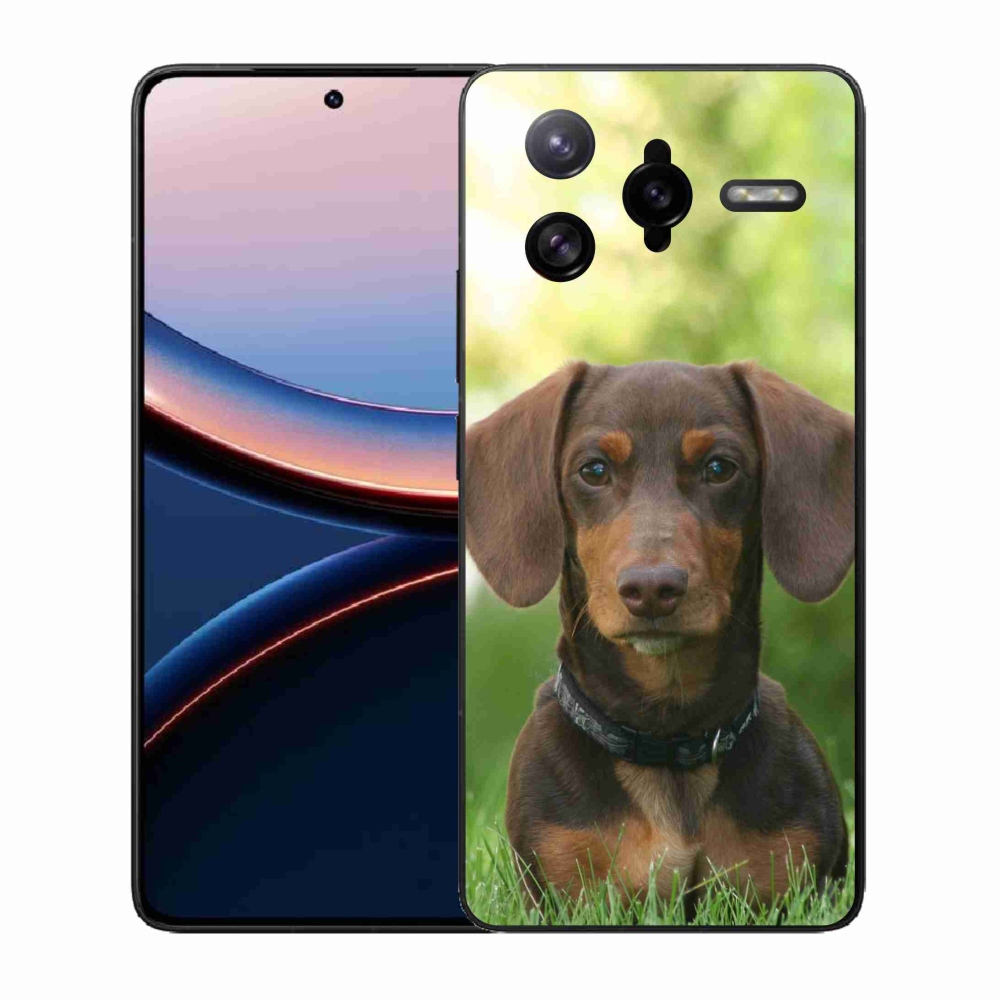 Gél borítás mmCase a Xiaomi Poco F7 Ultra készülékhez - barna tacskó