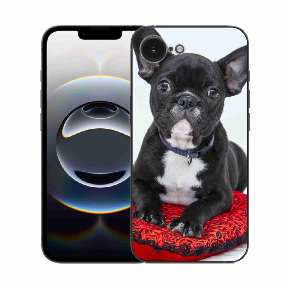 Zselés borítás mmCase iPhone 16e készülékhez - bulldog