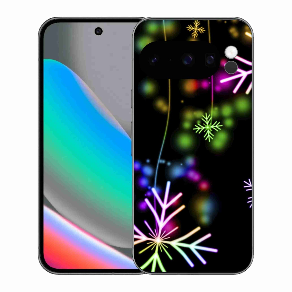 Zselés borítás mmCase a Google Pixel 10 Pro számára - színes pelyhekkel