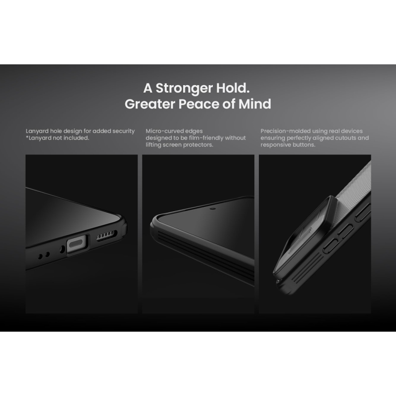 Nillkin CamShield PRO hátsó tok a Xiaomi Redmi Note 17 Pro 5G-hez, átlátszó fekete