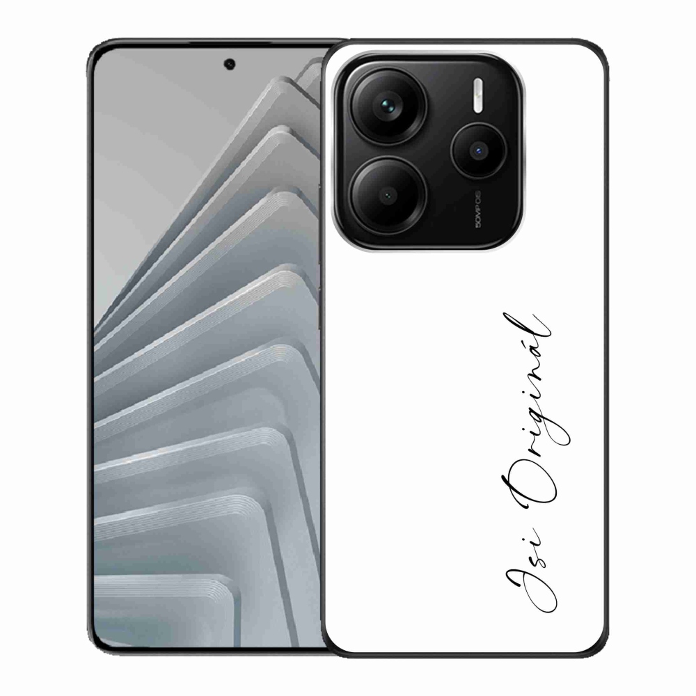 Gél borító mmCase a Xiaomi Redmi Note 14 5G - te vagy az eredeti fehér háttérrel