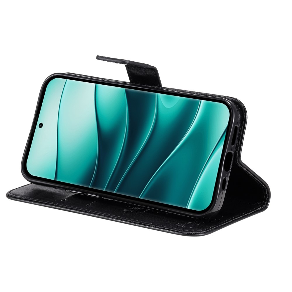 Fák könyve tok Xiaomi Redmi Note 14 Pro 5G/Poco X7 5G/Note 14 Pro+ 5G - fekete