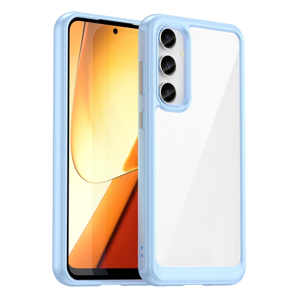 Gél tok fix hátlappal Samsung Galaxy S23 FE készülékhez - kék