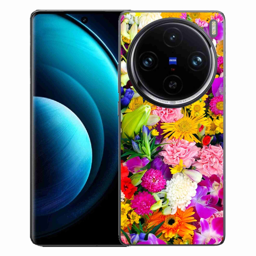 Zselés borítás mmCase a Vivo X100 Pro 5G készülékhez - virág 12