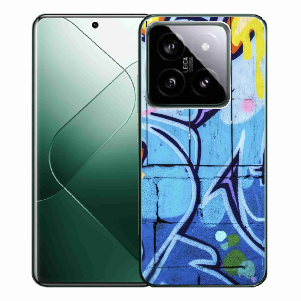 Gél borítás mmCase a Xiaomi 14 Pro számára - graffiti