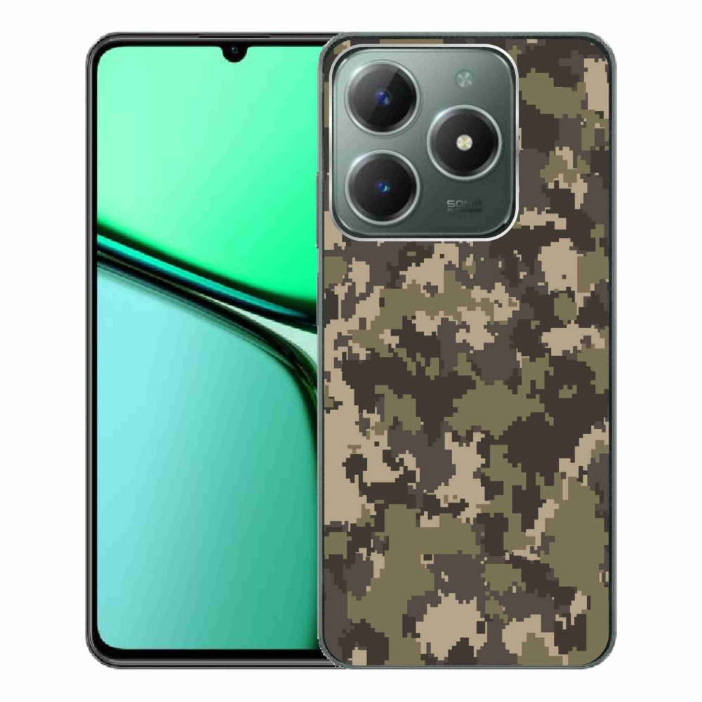 Gél borítás mmCase a Realme C61 készülékhez - álcázó minta 12