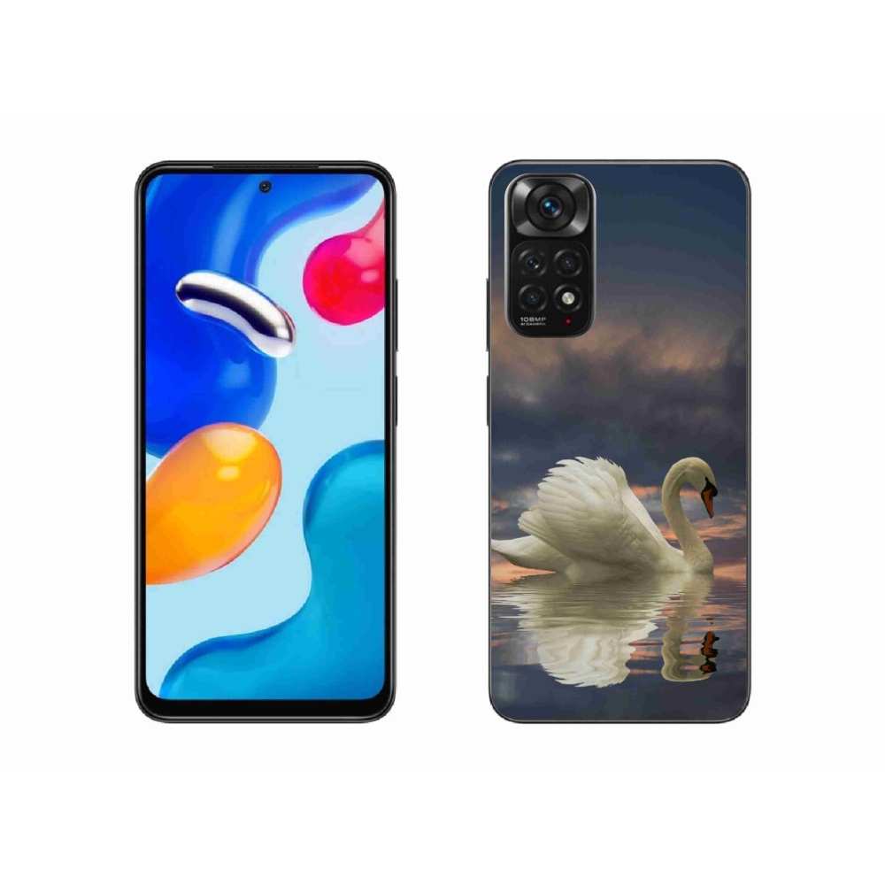 Gél borítás mmCase a Xiaomi Redmi Note 11 4G-hez - hattyú