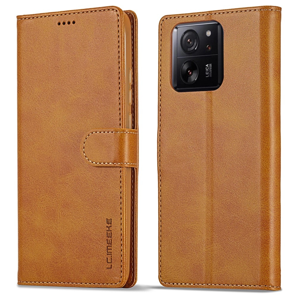 IMEEKE könyvtáska Xiaomi 13T/13T Pro - sárga