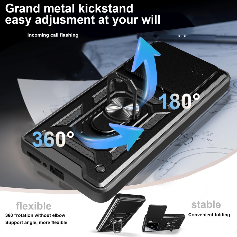 Tartós csúszásálló borítás Xiaomi 15-hez - fekete