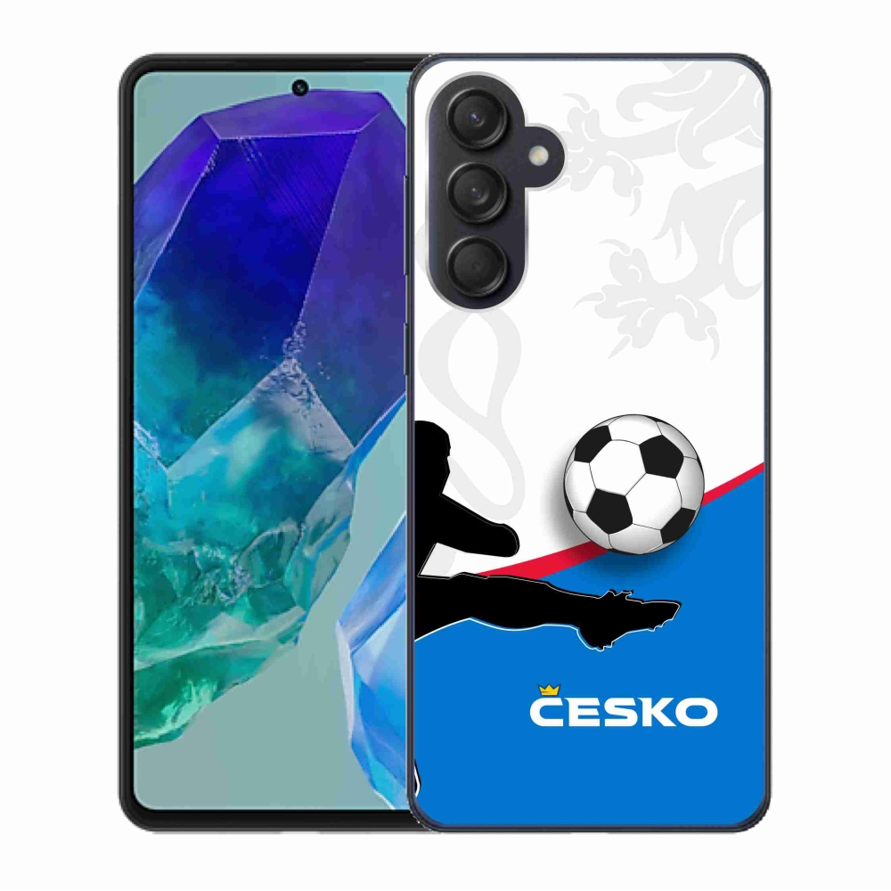 Gél borítás mmCase Samsung Galaxy M55 5G - futball Csehország 3
