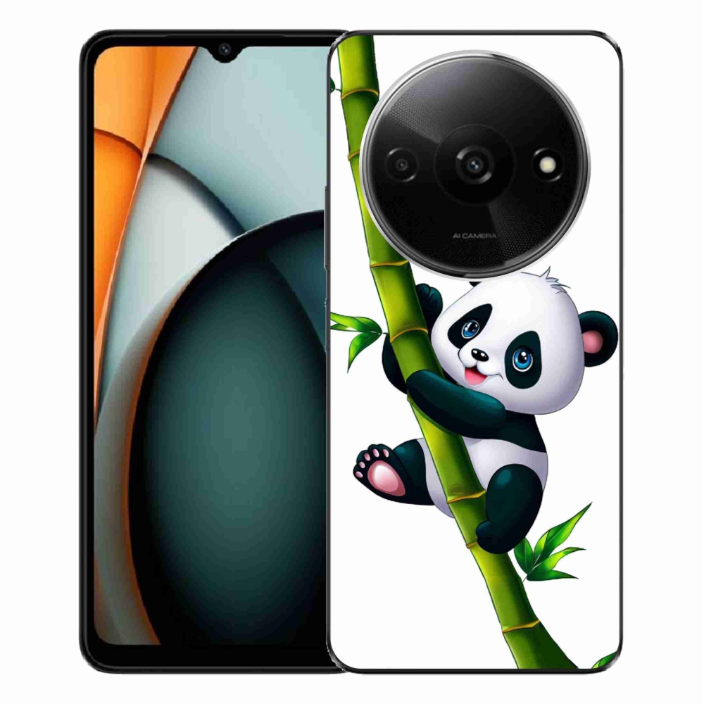Gél borítás mmCase a Xiaomi Redmi A3-hoz - panda a bambuszon