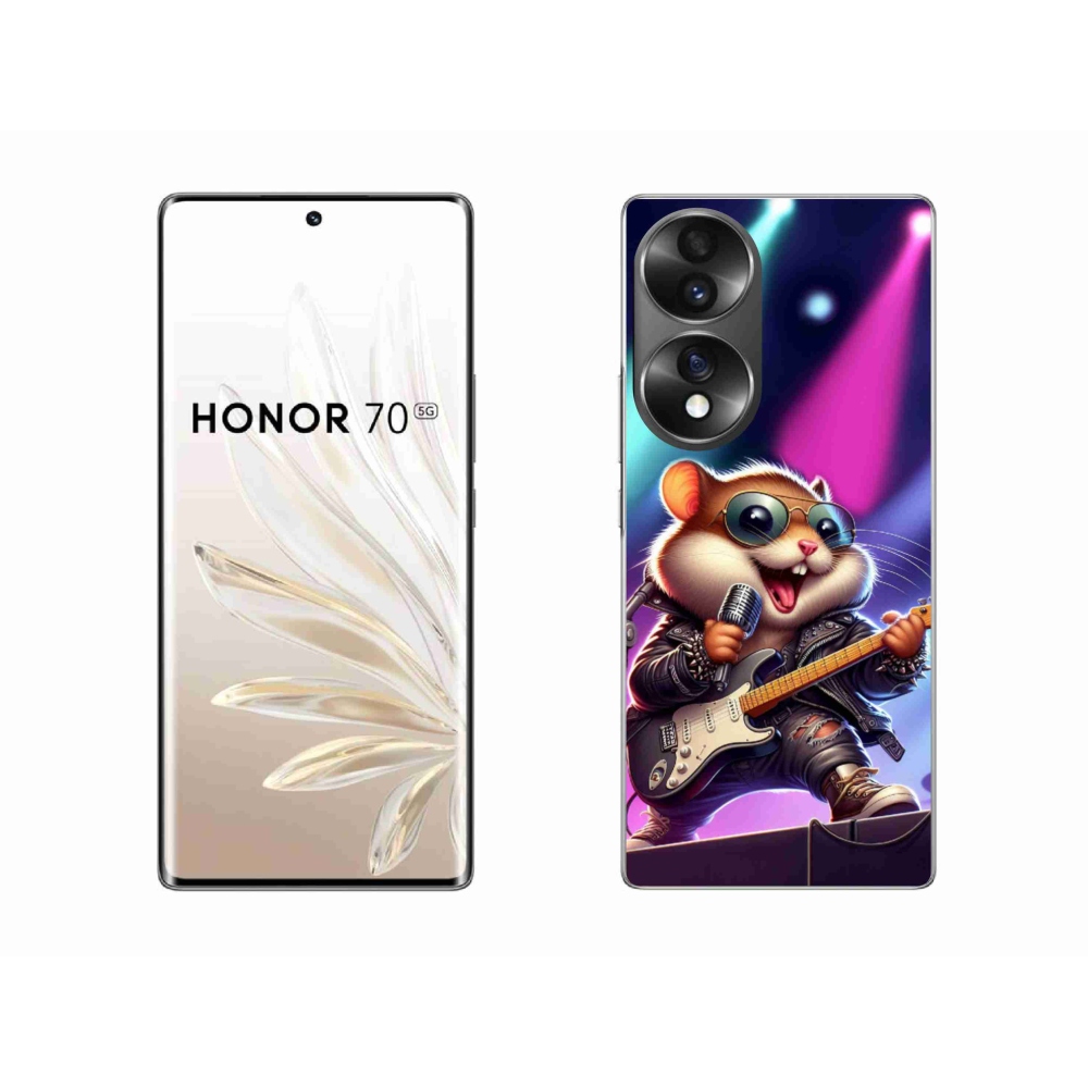 Gél borítás mmCase a Honor 70-hez - hörcsög hintaló