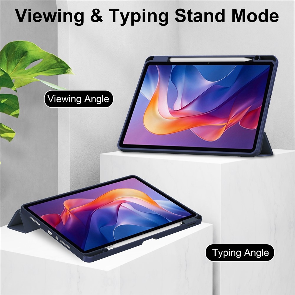 Ügyes záró tok Xiaomi Redmi Pad 2 tablethez - sötétkék