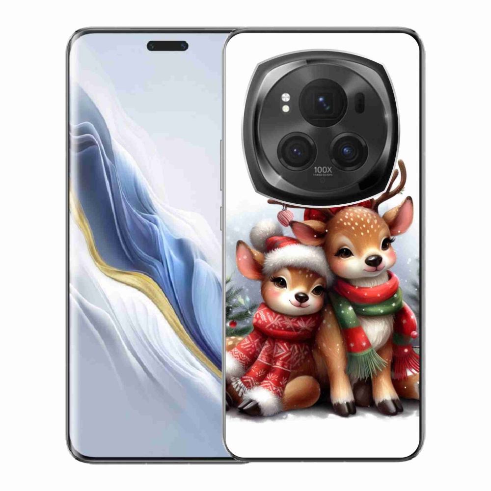 Zselés borítás mmCase a Honor Magic 6 Pro 5G készülékhez - karácsonyi rénszarvas
