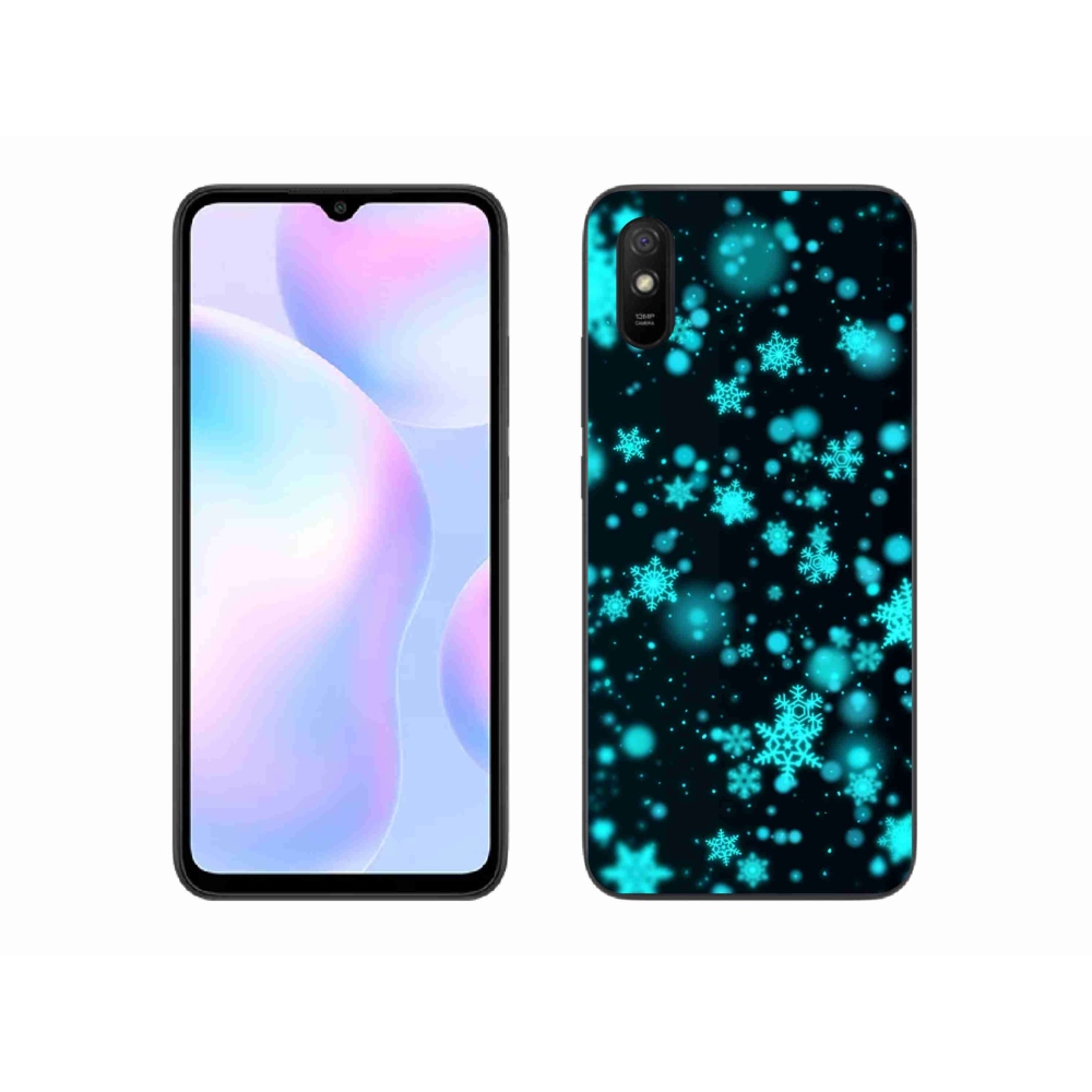 Gél borítás mmCase a Xiaomi Redmi 9A - hópelyhek 1