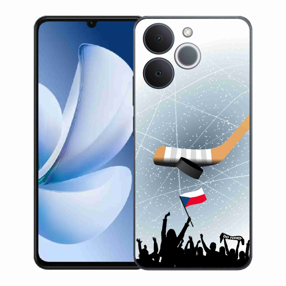 Zselés borítás mmCase a Realme Note 70T számára - hokirajongók