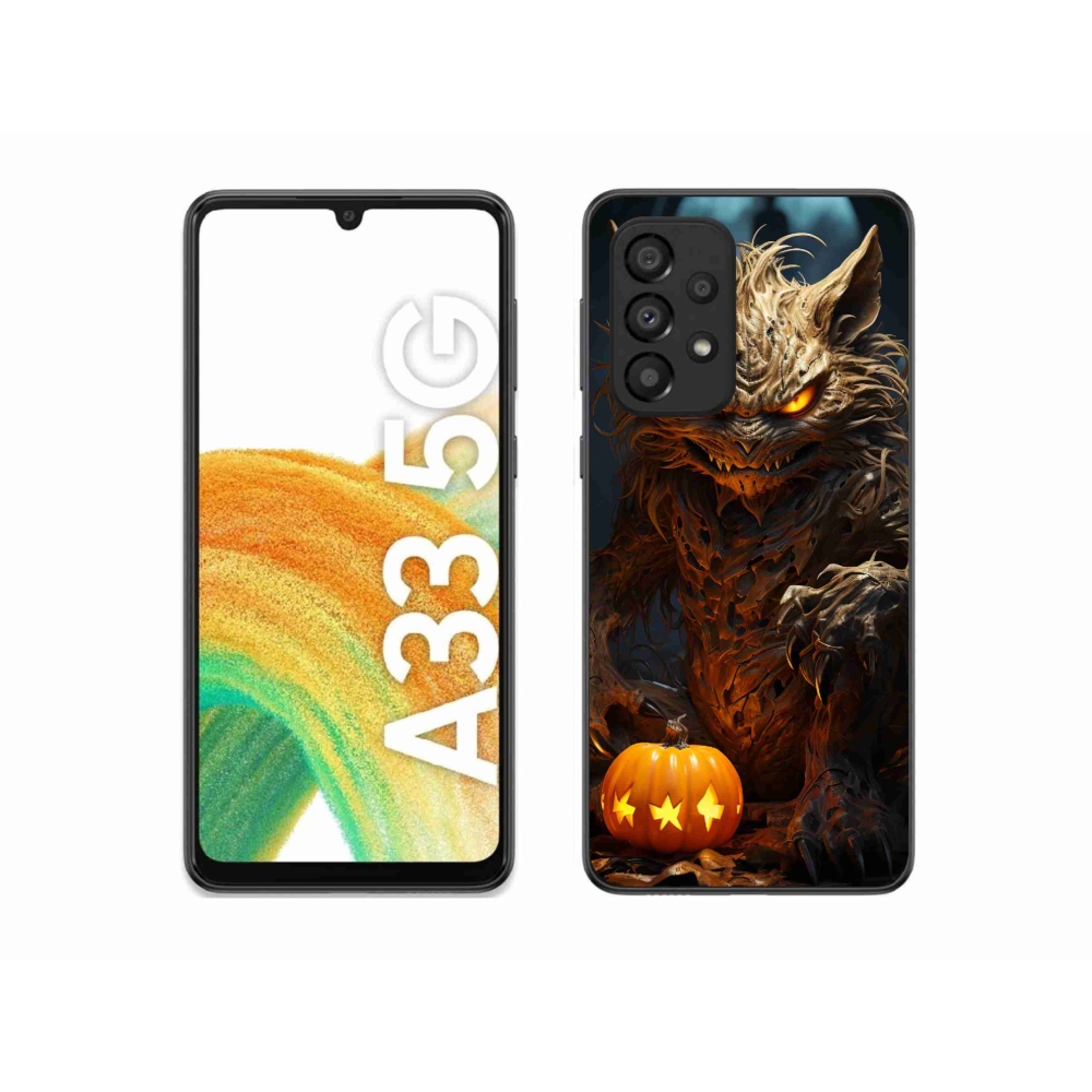 Gél borítás mmCase Samsung Galaxy A33 5G - Halloween szörny - Samsung Galaxy A33 5G - Halloween szörny