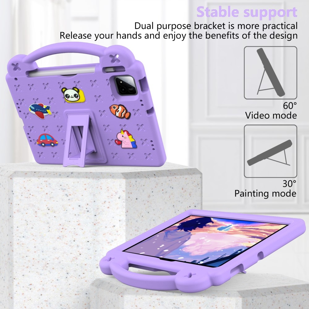 Gyerekek tartós táblagép tok Xiaomi Pad 7/7 Pro - lila