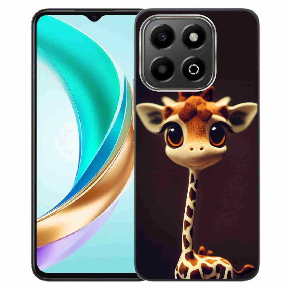 Zselés borítás mmCase a Honor X6b készülékhez - kis zsiráf