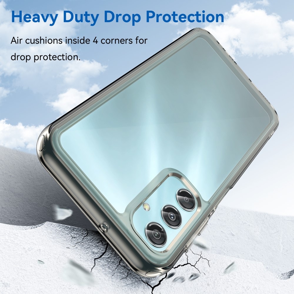 Gél tok kemény hátlappal a Samsung Galaxy A25 5G készülékhez - szürke