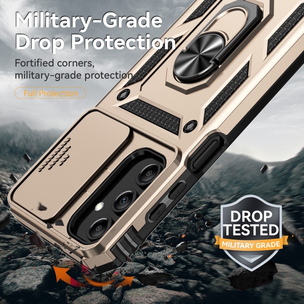 Csúszásálló borítás Samsung Galaxy A35 5G készülékhez - arany színben