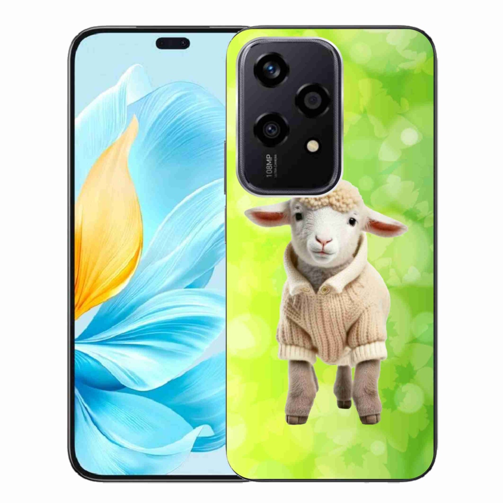 Zselés borítás mmCase a Honor 200 Lite 5G számára - bárány pulóverben