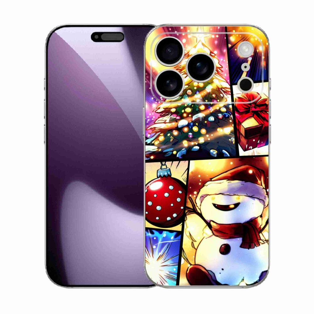 Gél borítás mmCase iPhone 17 Pro készülékhez - Karácsonyi motívumok 1