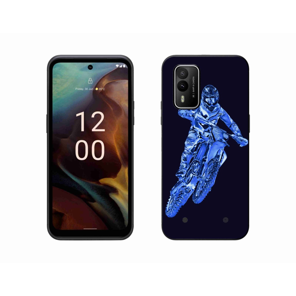 Zselés borítás mmCase a Nokia XR21 készülékhez - motocross 1