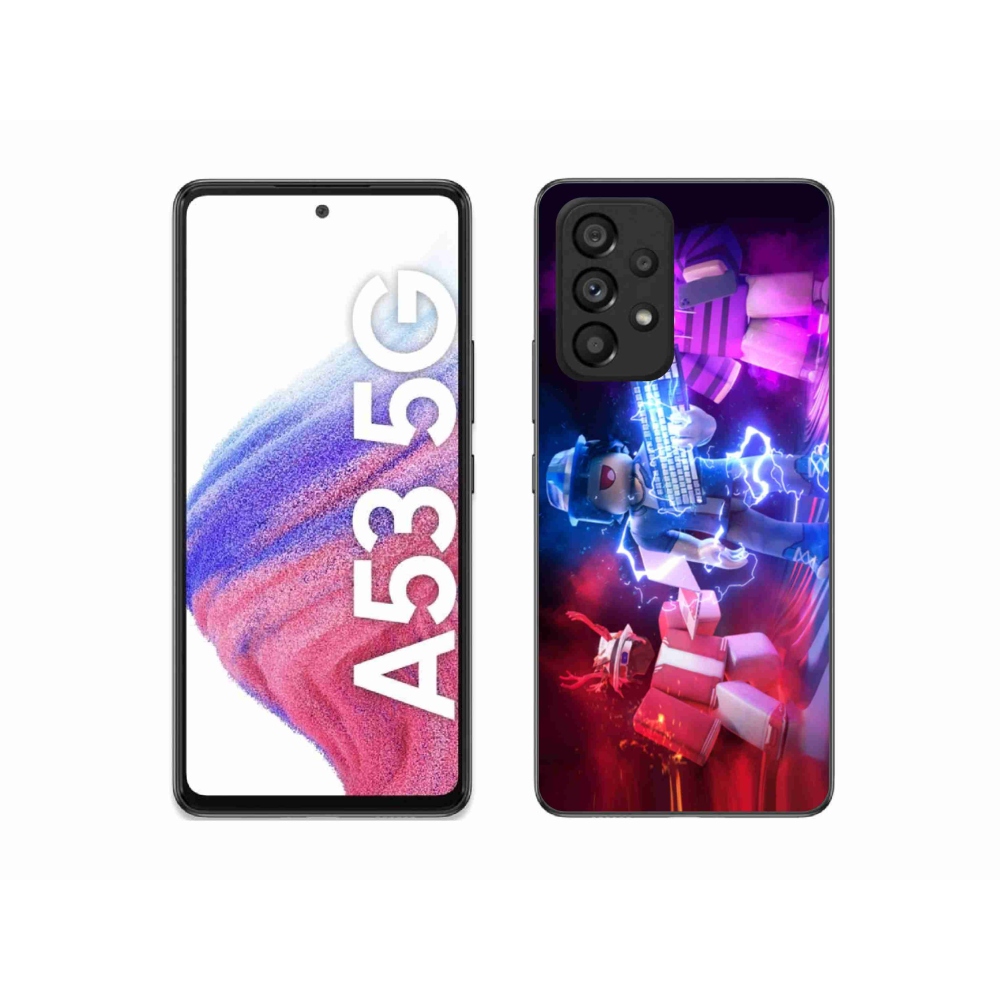Gél borítás mmCase Samsung Galaxy A53 5G készülékhez - roblox