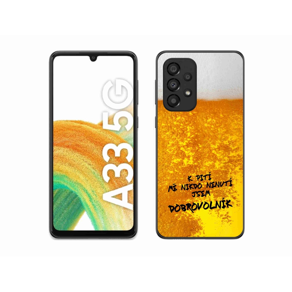 Gél borító mmCase Samsung Galaxy A33 5G - sör motívum 4