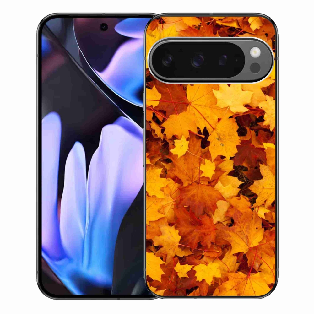 Gél borítás mmCase a Google Pixel 9 Pro XL számára - juharlevelek