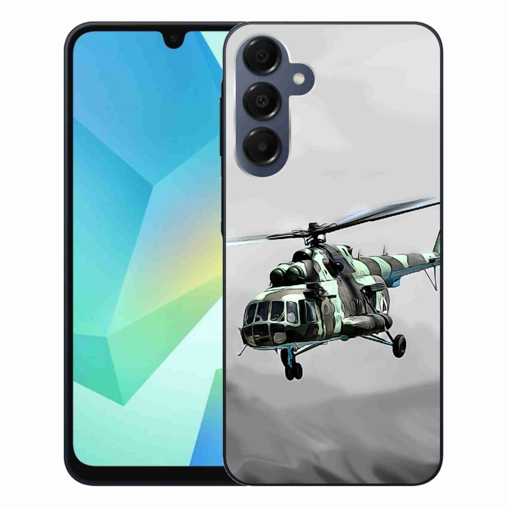 Zselés borítás mmCase Samsung Galaxy A16 4G/5G - katonai helikopterhez